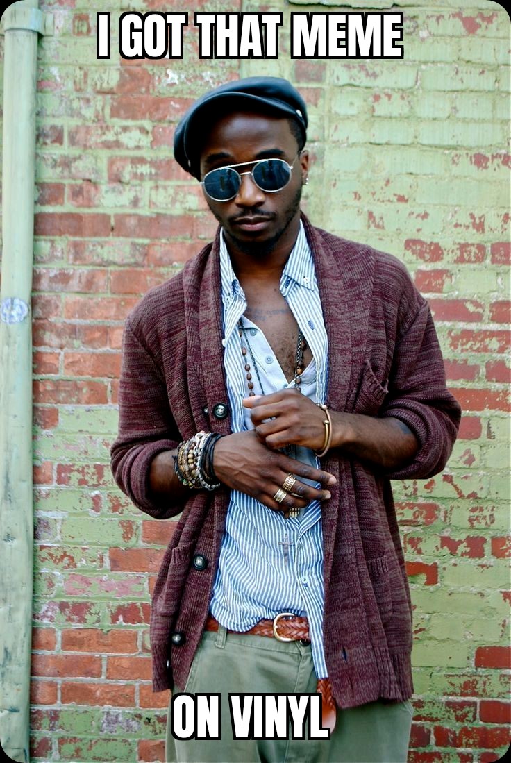 I've got that meme on vinyl